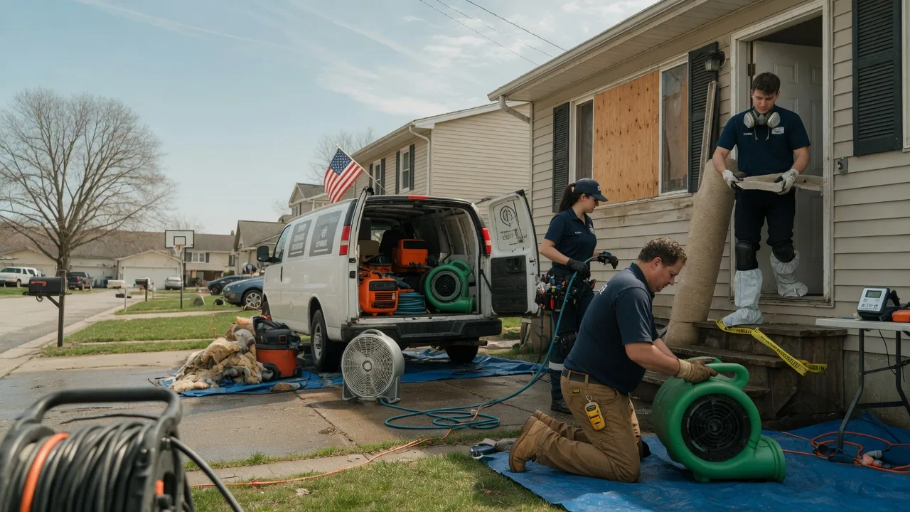 Water Damage Restoration in Bee, VA near me